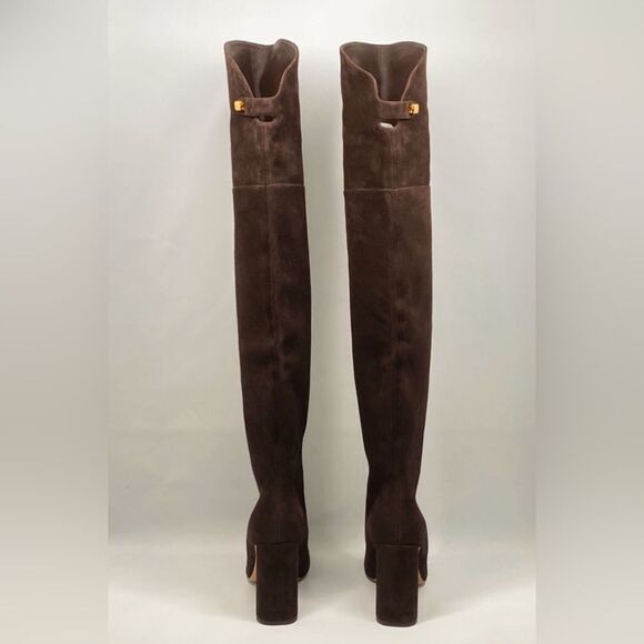MAISON SKORPIOS Marylin Suede Over The Knee Boots size 40 - Picture 7 of 14